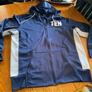 NFL Nike Tennessee Titans Football Full Zip Sweatshirt size XL